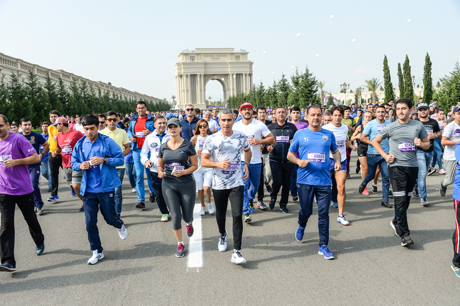 Heydər Əliyev Fondunun təşəbbüsü ilə “Gəncə Marafonu - 2017” keçirilib