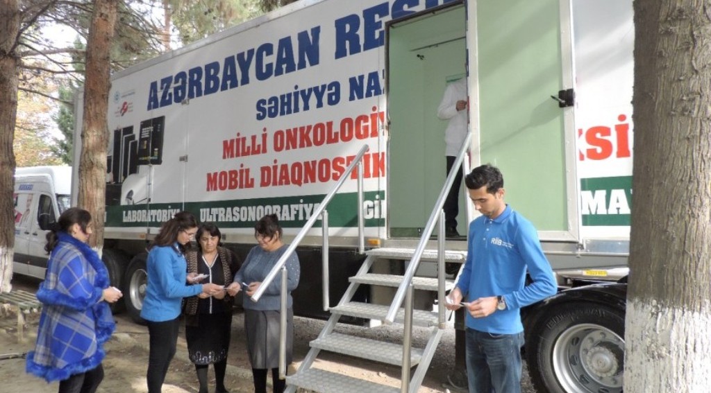 Milli Onkologiya Mərkəzi və RİİB regionlarda ödənizşiz tibbi müayinələr aparır