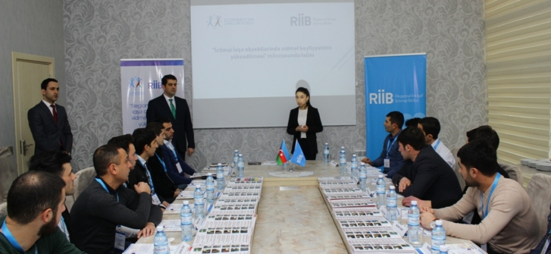 Quba-Xaçmaz regionundakı ictimai iaşə obyektlərinin xidmət heyəti təlimlərə cəlb olunub