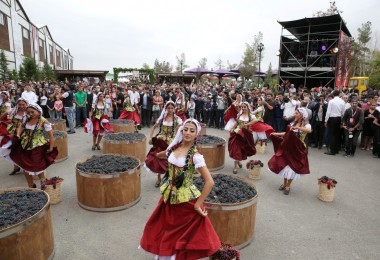 Şamaxıda I Azərbaycan Üzüm və Şərab Festivalının açılış mərasimi keçirilib
