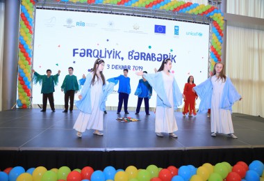 Beynəlxalq Əlillər Gününə həsr olunan “Fərqliyik, bərabərik” uşaq festivalı keçirilib
