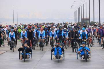 9 Noyabr – Dövlət Bayrağı Günü münasibətilə veloyürüş keçirilib