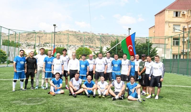 BŞİH və RİİB əməkdaşları arasında mini futbol üzrə yoldaşlıq görüşü olub