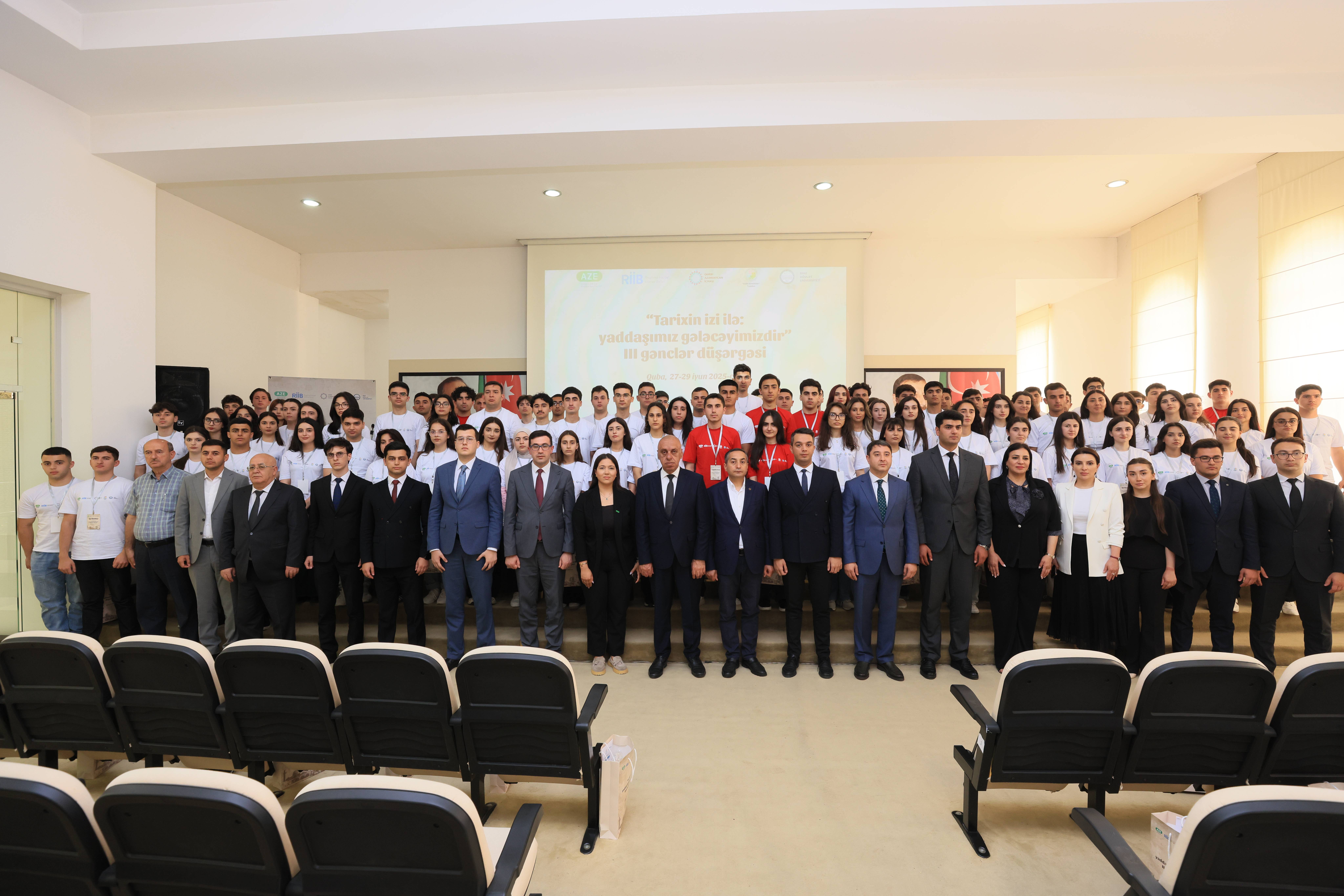 RİİB könüllüləri “Tarixin izi ilə: yaddaşımız gələcəyimizdir” III gənclər düşərgəsində iştirak ediblər