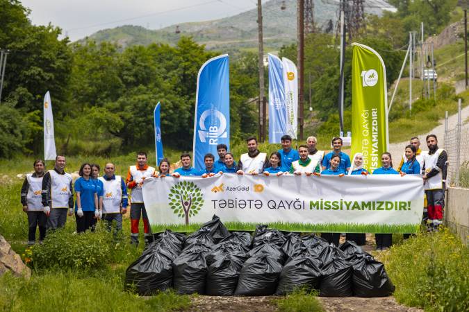 “AzerGold” QSC və "Regional İnkişaf" İctimai Birliyi Daşkəsəndə Ümumdünya Ətraf Mühitin Mühafizəsi Gününə həsr olunmuş aksiya keçirib