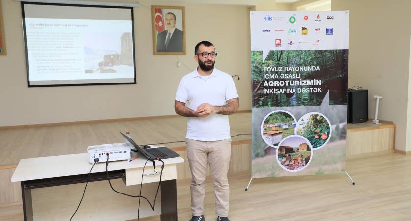 Tovuz rayonunda "Aqroturizm və qonaqlama xidmətinin təşkili” mövzusunda təlim keçirilib