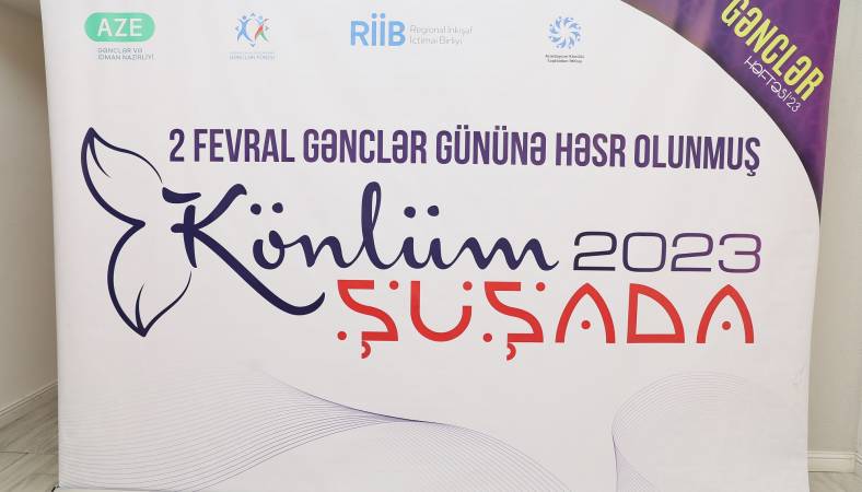 Azərbaycan Gəncləri Günü münasibətilə Şuşada tədbir keçirilib