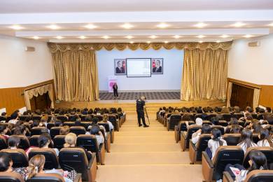 “Güclü cəmiyyətin zərif simaları” layihəsi çərçivəsində Oğuz rayonunda görüş keçirilib