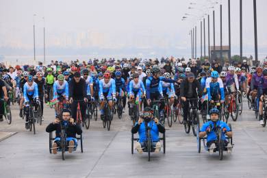 9 Noyabr – Dövlət Bayrağı Günü münasibətilə veloyürüş keçirilib